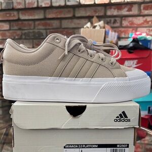Women’s Adidas Bravada 2.0 Platform Wonder Beige Cloud White